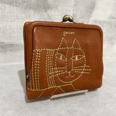 genten ゲンテン リサラーソン がま口 折り財布 マイキー 保存袋付