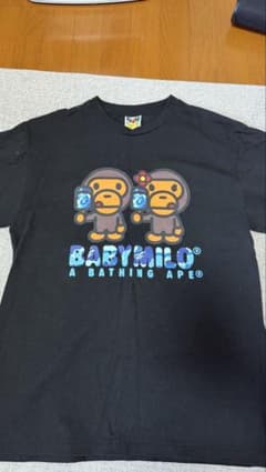 A BATHING APE BABYMILO Tシャツ 黒のサムネイル