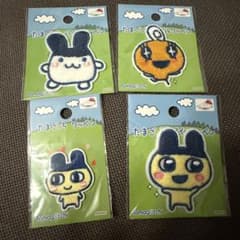 パイルワッペンシール、ワッペンシール 4枚セット　たまごっち　まめっち　みみっちのサムネイル