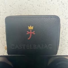 イ*ス様 CASTELBAJAC レザーコインケース 黒のサムネイル