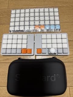 conductor 分割型キーボード キーキャップ+ケース付き conductor 分割型キーボード キーキャップ+ケース付き - メルカリ