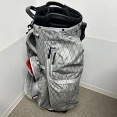 Silver Diamond Pattern Golf Bag