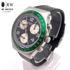 7-2928 Swatch AG 2005 クロノグラ 腕時計ブラック/グリーン - メルカリ