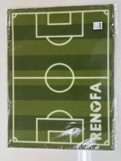 【新品・未使用】レノファ山口 サッカーコート柄 ミニラグマットのサムネイル