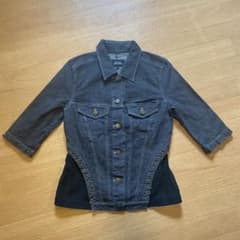 RITSUKO SHIRAHAMA　ブラック　デニムジャケットのサムネイル