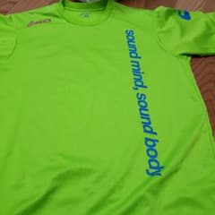 asics 半袖Tシャツ ライムグリーン Lサイズのサムネイル