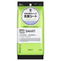 【3個セット】メンズビオレ SMART 洗顔シート  20枚のサムネイル