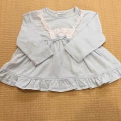 ★着用回数少★ パンプルムース 長袖チュニック 80のサムネイル