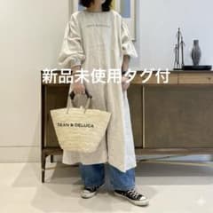タグ付　DEAN & DELUCA 割烹着のドレス　エプロン　ワンピース　麻 タグ付 DEAN & DELUCA 割烹着のドレス エプロン ワンピース 麻 - メルカリ