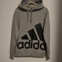 adidas パーカー グレー メンズ Sサイズのサムネイル