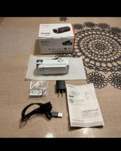 使用頻度少】Sony HDR-CX470 ホワイト ビデオカメラ - メルカリ