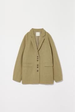 EAPHI WOOL TWEED JACKET camel - メルカリ