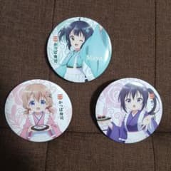 ご注文はうさぎですか？ かっぱ寿司 缶バッジ 3種セットのサムネイル