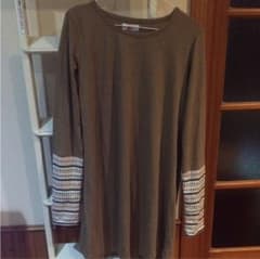 新品 重ね着用チュニック Lのサムネイル