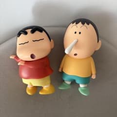 크레용 신짱 태엽식 피규어 2장 세트