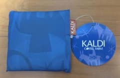 エコバッグ　Helpers　ブルー　カルディ　KALDIのサムネイル