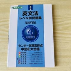 英文法 レベル別問題集 4 中級編 改訂版 - メルカリ