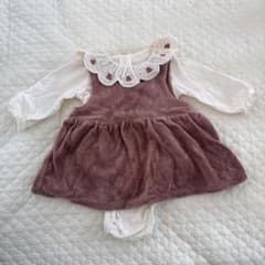 【秋冬服】H&M ベビー ワンピースセット 50-60cmのサムネイル