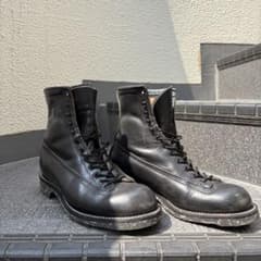 (*)様 CHIPPEWA チペワ レザーブーツ ブラックのサムネイル