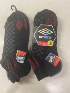 新品未使用 メンズショートソックス UMBRO 6足セット 25～27cmのサムネイル