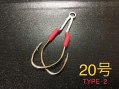 ジギング アシストフック 20号 10セットのサムネイル