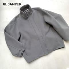 希少】JIL SANDER/ウール シルク ジャケット コート ブルゾン - メルカリ