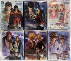 新品未開封 メルカリ便：ワンピース THE出航 6体セット メルカリ便