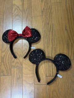 ミッキー&ミニー スパンコールカチューシャのサムネイル