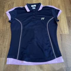 YONEX バドミントン ポロシャツ L ネイビー/ピンク Lのサムネイル
