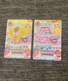 アイカツカード スプリングシャワーコーデ 2枚セット（angel sugar