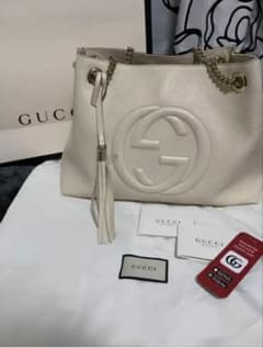 GUCCI ソーホー レザー トートバッグのサムネイル