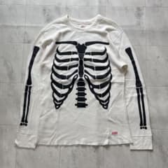 Supreme × Hanes スケルトン サーマル 長袖 カットソー ホワイト