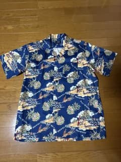 BEAMS HEART アロハシャツ ネイビーのサムネイル