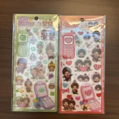 モンチッチ　平成はっぴ〜フォン　シール　2枚セットのサムネイル