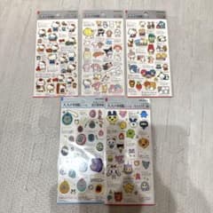 【5枚セット】大人の図鑑シール　たまごっち サンリオのサムネイル