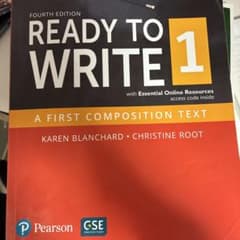 READY TO WRITE 1 第四版のサムネイル