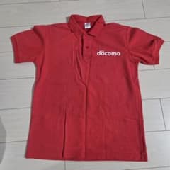 NTT docomo ポロシャツ レッドのサムネイル
