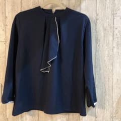 あゆま様専用　ネイビー　トップス　オフィス　ハニーズのサムネイル