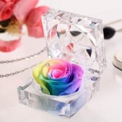 【新品☆送料無料】プリザーブドフラワー ジュエリーケース入り バラのサムネイル
