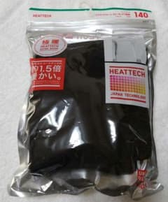 HEATTECH ヒートテック ブラック サイズ140のサムネイル