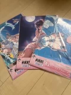 勝利の女神 NIKKE 一番くじ G賞 クリアポスター 3種セット - メルカリ