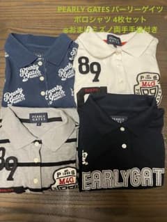 Thumbnail of PEARLY GATES パーリーゲイツ ポロシャツ 4枚セット 両手手袋付き