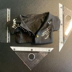 20cm ぬいぐるみ用コ—ト　黒のサムネイル