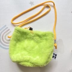 グリーンポーチ　巾着　クレーンゲーム　ゲーセン　TOFT