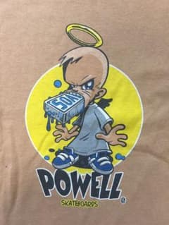 POWELL SKATEBOARD パウエル Tシャツ 90Sのサムネイル