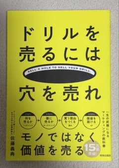 (美品)ドリルを売るには穴を売れのサムネイル