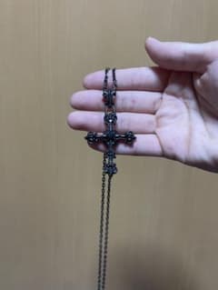 BLESS クロス型ブラックペンダントネックレス - メルカリ