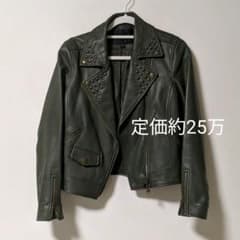 ブラックフライデー値下げ　コーチ　スタッズ　ライダースのサムネイル