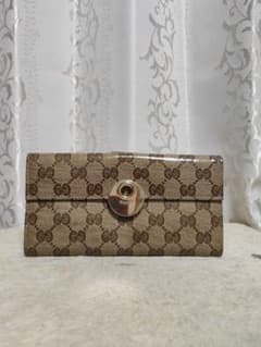 ❤断捨離中❤GUCCI GGパターン 長財布 ベージュ/ブラウン ❤断捨離中❤GUCCI GGパターン 長財布 ベージュ/ブラウン - メルカリ