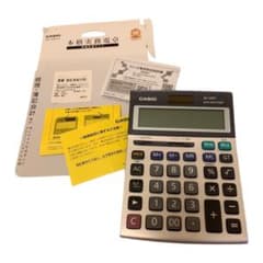 カシオ　CASIO  DS-12WT    電卓のサムネイル